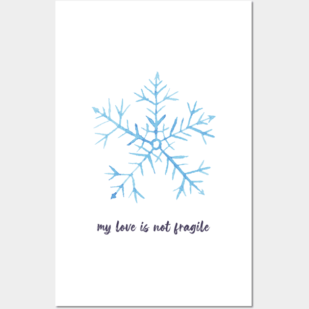 My love is not fragile Wall Art by tziggles